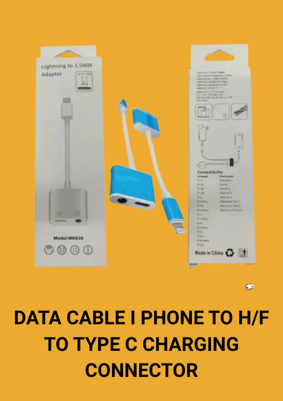 CHARGING CONNECTOR OG SAMSUNG J1 (59) DATA CABLE I PHONE TO H/F TO TYPE C CHARGING CONNECTOR - Image 1