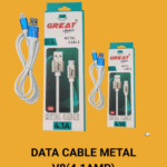 DATA CABLE METAL V8(4.1AMP)