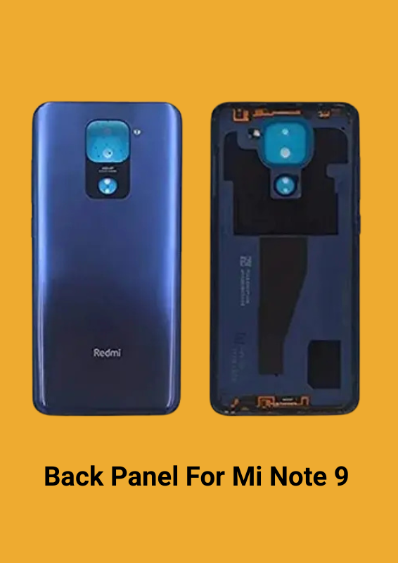 Heading (82) Back Panel For Mi Note 9 - Image 1