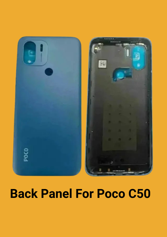 Heading (91) Back Panel For Poco C50 - Image 1