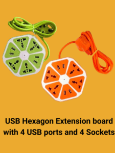 USB Hexagon Extension board with 4 USB ports and 4 Sockets