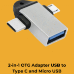 2-in-1 OTG Adapter USB to Type C and Micro USB Connector